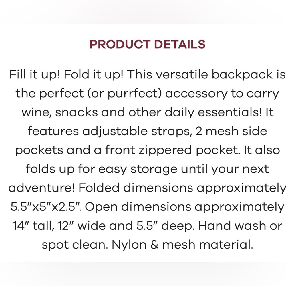 Foldable Leopard Print Backpack - image 2